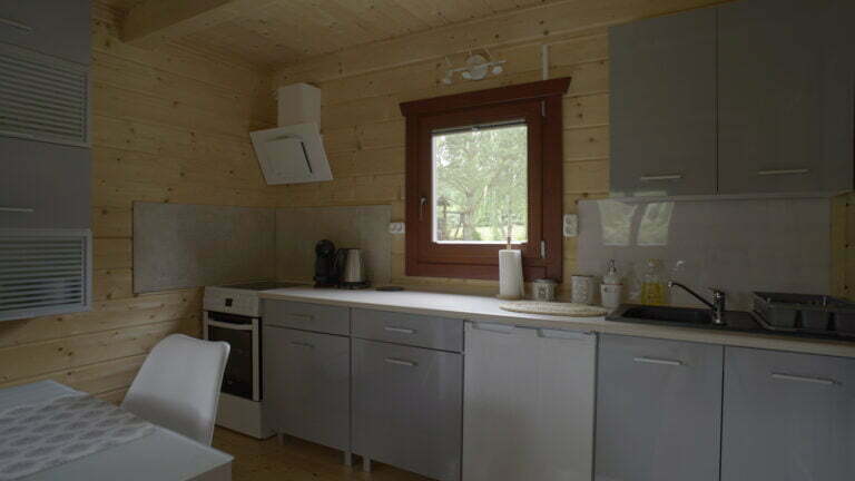 kuchnia w domku letniskowym