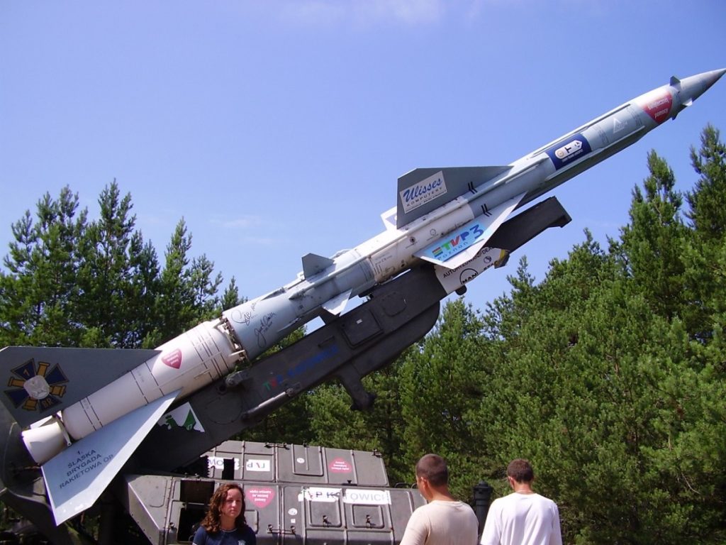 Wyrzutnia rakiet w Rąbce